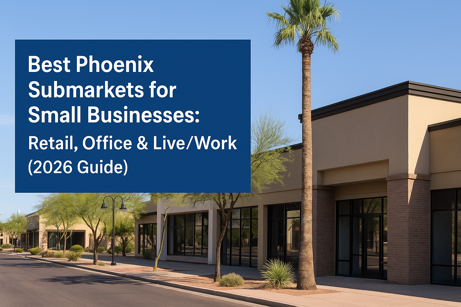 best phoenix submarkets for small businesses